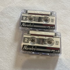 Vintage Norcom 2500 Hand Held Micro-Cassette Tape Voice Recorder + 2 Tape WORKS