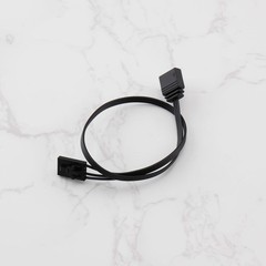 2 PCS 4 Pin RGB Standard 5V 3 Pin ARGB Adapter Connector PC Fan Sync 25cm
