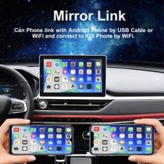 Rotatable Car Stereo Radio 2 DIN 10.1″ Touch Screen Android 15 GPS Navi Wifi 64G