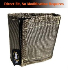 Titanium Fiber Heat Shielding Universal Starter Heat Shield 7 X 5.5 in x 17 in