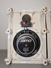 Jamo 660CS In-Wall Ceiling Speakers 6.5” Pair White (Painted) 660CS