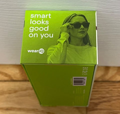 BRAND NEW-WeariQ Bluetooth Smart Glasses, SS-BrownB1-Brown Glossy Frame