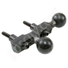 RAM Mount Motorcycle Aluminum Handle Base with Double 1″ B-Ball RAM-B-309-6U