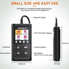 EOBD Code Reader Automotive OBD2 Scanner Car Check Engine Fault Diagnostic Tool