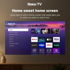 Aurzen Roku TV Smart Video Projector 1080P FHD Dolby Bluetooth 5G WiFi Netflix