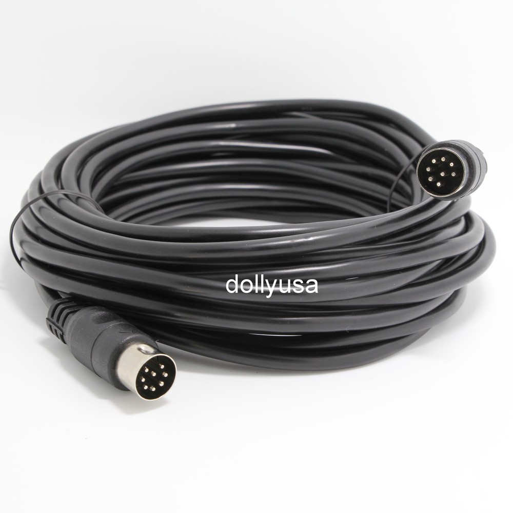 Mesa Boogie Foot Switch Connecting 8 Pin Din Heavy Duty Cable 12ft wire 26 AWG