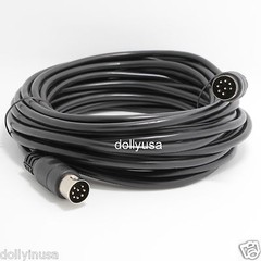 Mesa Boogie Foot Switch Connecting 8 Pin Din Heavy Duty Cable 12ft wire 26 AWG