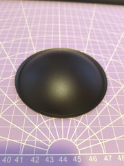 Qnty: 2 Polypropylene Convex Dust Caps 3⅝”/93mm (3.5″/90mm) Unbranded Old School