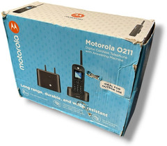 Motorola O211 Long Range Digital Cordless Phone w/ Answering Machine NIB
