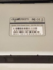 DigiXstream DX4 Quad Core Android Media Box 2 GB RAM/8GB Memory New Open Box