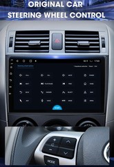 Android 15+CAM Carplay For Toyota Corolla 2009-2013 GPS Nav Car Stereo Radio SWC