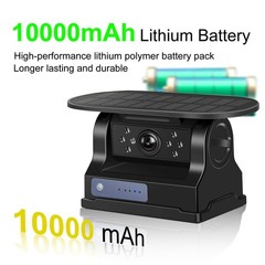 Solar Magnetic Wireless Backup Camera 1080P Monitor TouchScreen Car Truck Camper