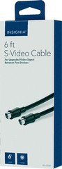 NEW Insignia NS-HZ520 6 foot S-Video Cable Black for Upgraded Video Image Signal