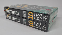 Lot 2 New Memorex 10 Hours T-200 High Standard Video Cassette VHS Sealed