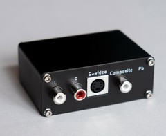 RGB SCART to NTSC S-video and composite transcoder/encoder