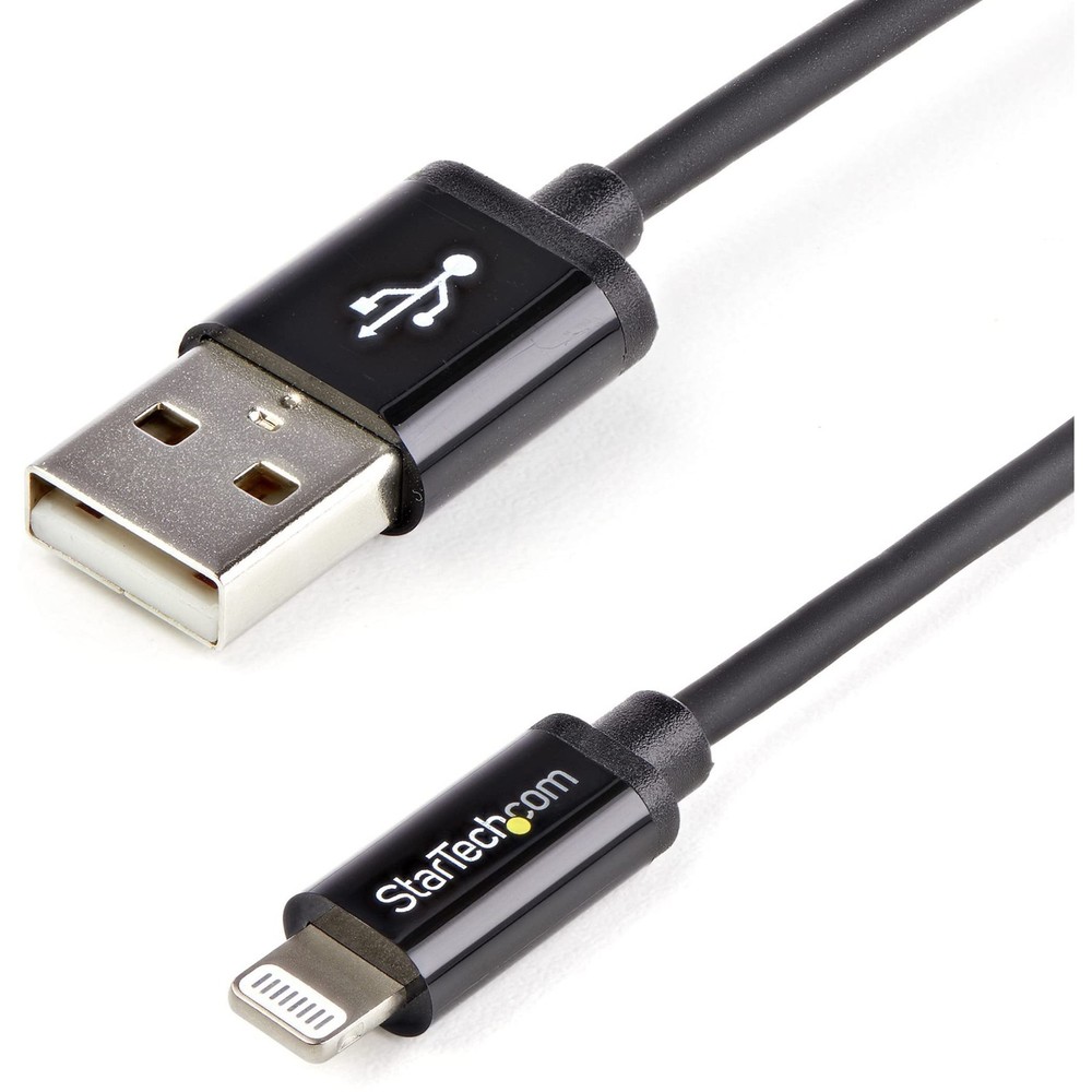 Startech Startech 1M 3Ft Black Apple 8-Pin Lightning Connector To Usb For –