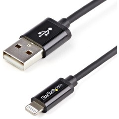 Startech Startech 1M 3Ft Black Apple 8-Pin Lightning Connector To Usb For –