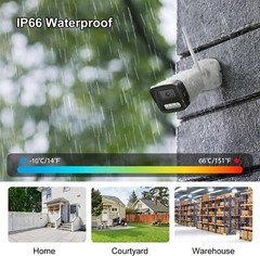 HD 2MP Security Camera System 1TB HDD, NVR Indoor Outdoor WIFI CCTV Audio NVRkit