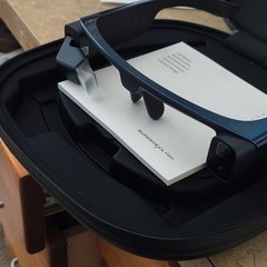 SUPERHEXA Vision Smart Glasses AR Glasses w/ Case, Microfiber Cloth & Manual