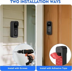 New No Drill Mount for Blink Video Doorbell Camera (Newest Model & 2023 Release)