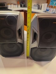 Awesome Pair Of FISHER STM-330M Shelf Speakers 180w – Nice Working Condition