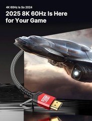 10K HDMI Cables.1 10FT-Pack 48Gbps 8K@60Hz 4K Ultra High Speed 10FT 2 Red