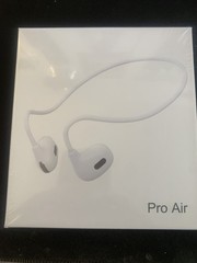 Pro Air Wireless Bluetooth/Wireless Neckband Earbuds In Ear Double White