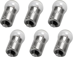 6V 3W 6 Volt 3 Watt Speedo Speedometer Light Bulb (6 pieces) Bulb model: BA9s Mi
