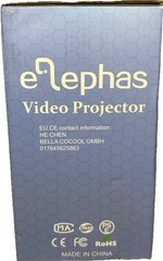 ELEPHAS Video Projector—HD/USB/USB-T/AV/Headphone Jacks—NEW—SHIPS IN 24 HOURS—