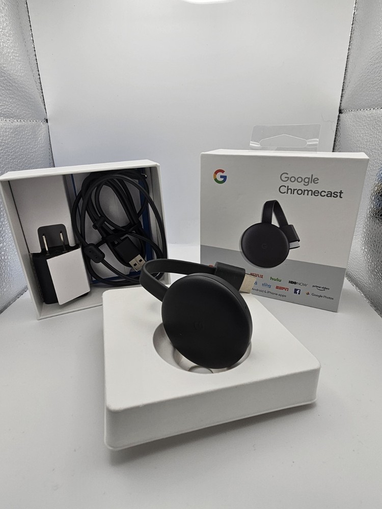 Google Chromecast (3rd Generation) – Charcoal