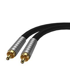 75 ohm Coaxial Hifi Audio Digital Cable 18awg Pure silver digital RCA-RCA cables