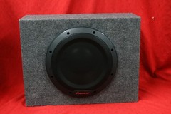 Pioneer TS-WX1010A 1100W MAX – 10″ Amplified Shallow Truck Subwoofer, Used #U1