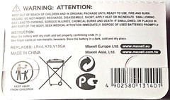 2 PACK LR44 MAXELL RED ALK A76 L1154 AG13 357 (GOOD EXPIRE 12/28) FREE SHIPPING