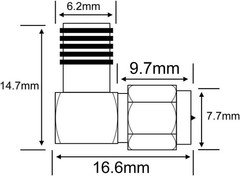 Gold-Plated SMA Male Female Adapters
