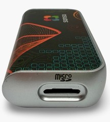 SanDisk Sansa slotMusic Player 2008 MP3 SD Card – 2 faceplates microSD