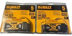 2 Packs New DEWALT DCB205 20V Max XR 5.0Ah Lithium-Ion Battery for Tools USA