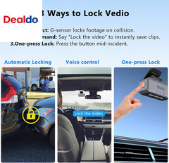 4K Mini Dash Cam Front，Front Dash Camera for Cars，Wifi Car Camera with Voice Con