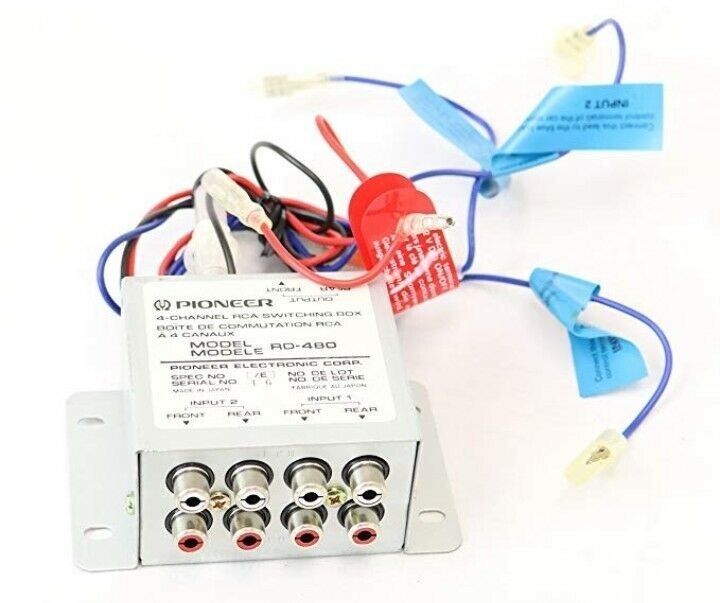 Pioneer RD-480 4-Channel RCA Switching Box | Made in Japan (New!)