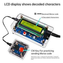 1 Set Trainer Morse Code Decoder Keyer Interpreter DIY Electronic Component Kit