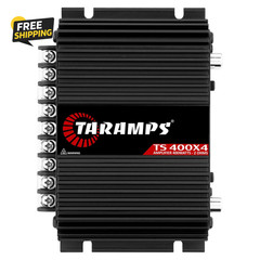 TS 400X4 400W RMS 4 Channel Car Amplifier 2 Ohm Full Range RCA Black Stereo
