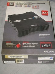 New Opened Box Dual Electronics XPE2700 400W Dynamic Peak Power Car Amplifier