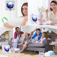 Portable CD Player with Bluetooth, Wall Mountable CD Player with Dust Cover,FM R