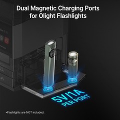 Olight Ostation 2 Pro 3-in-1 Smart Battery Hub for AA & AAA w/Touch Screen