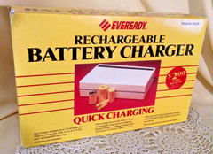 Battery Charger New NOS Eveready FCC10 Hong Kong 1988 Quick Charge Rechargeable