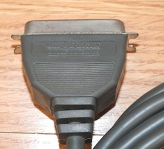 Genuine Belkin (F2A032-10) Gray Parallel Computer Printer Data Cable Only *READ*