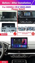 Android 14 Apple Carplay Car Stereo Radio for Honda CRV 2023-2025 GPS WiFi 12.5”