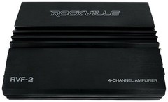Rockville RVF-2 1200w Peak/300w RMS 4 Channel Car Amplifier Stereo Amp