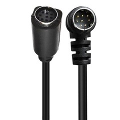 Seadream SVideo 8 Pin Mini DIN Angle Male to Female Extension Cable Mini Din …