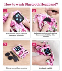 Sleeping Headphones Bluetooth Headband, Unisex-Adults Hairband Sound, Long Pl…