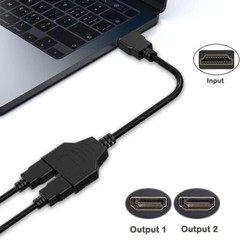 4K HDMI Cable Splitter Adapter 2.0 Converter 1 In 2 Out 1 Male to 2 Female lot